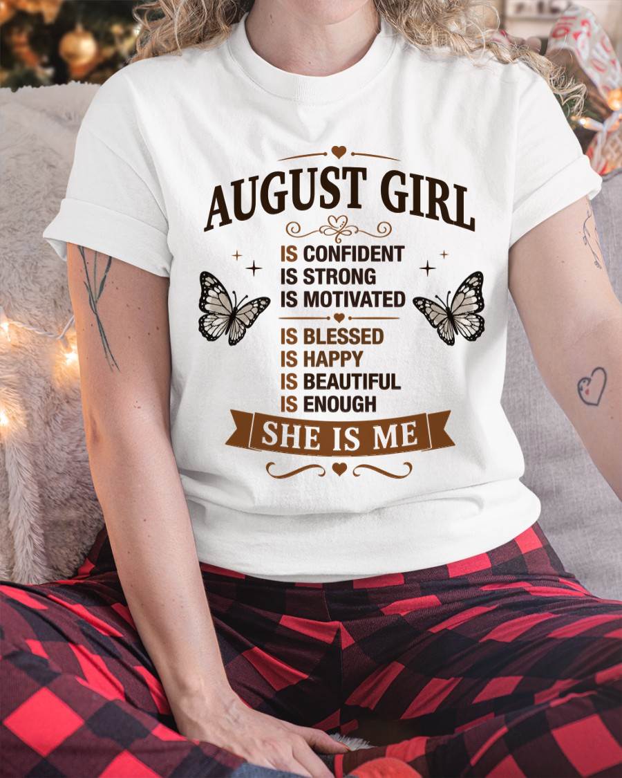 AUGUST GIRL – FAITH, STRENGTH & BEAUTY - FOR WOMEN - TLEE08 (SKU2605-378-08)