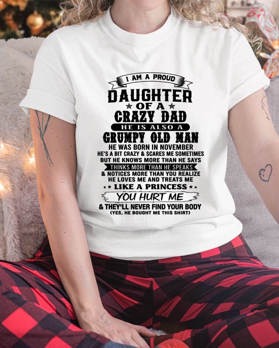 NOVEMBER - PROUD DAUGHTER OF DAD - FROM DAD - TLEE11 (SKU2606-209-11)