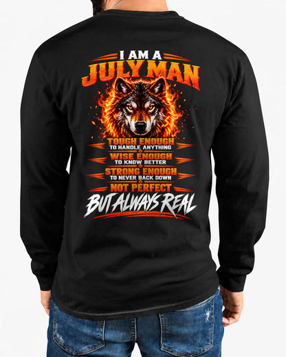 JULY – NOT PERFECT BUT ALWAYS REAL , WOLF SHIRT - FOR MAN - TLEE07 (SKU2610-56-07)