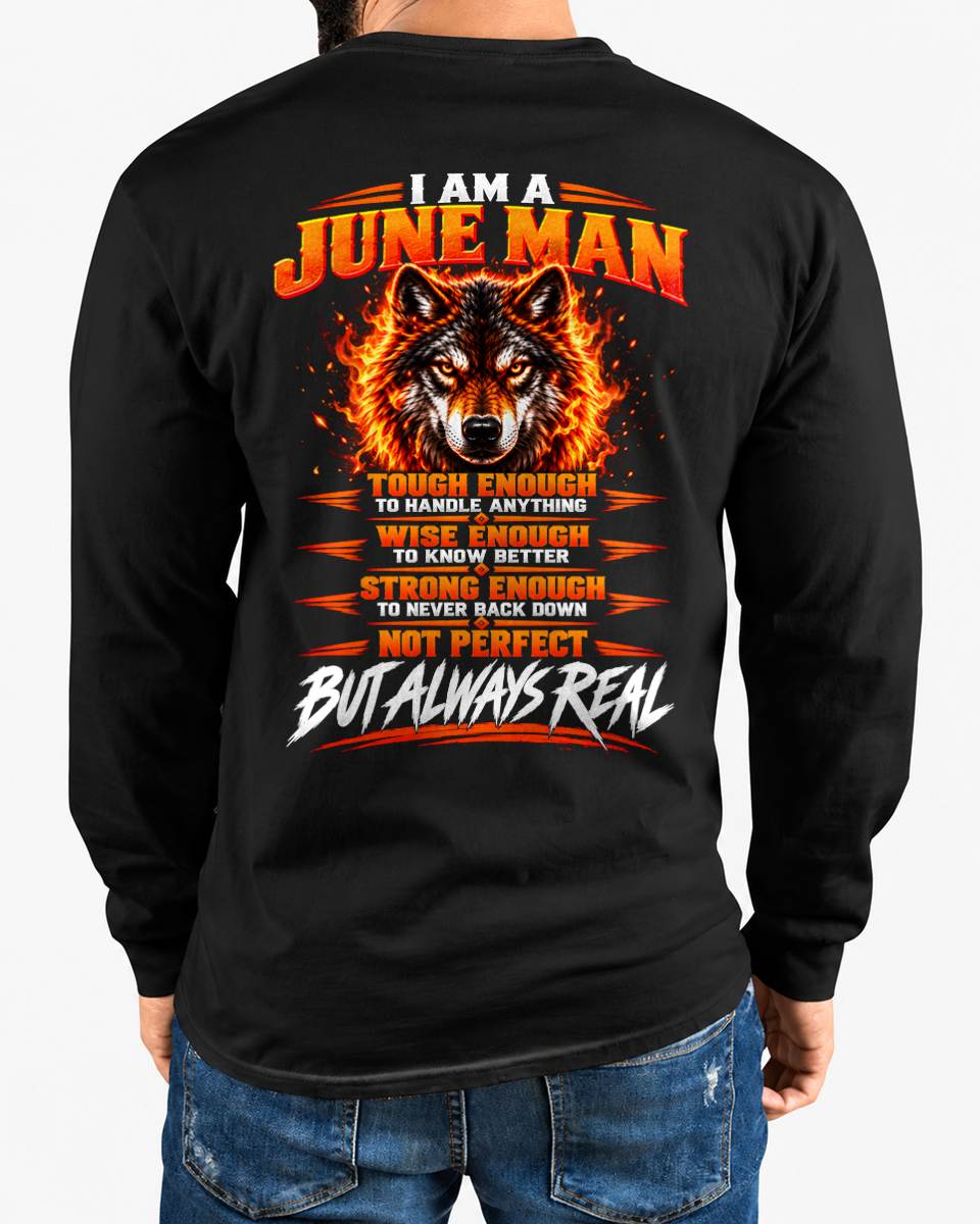 JUNE – NOT PERFECT BUT ALWAYS REAL , WOLF SHIRT - FOR MAN - TLEE06 (SKU2610-56-06)