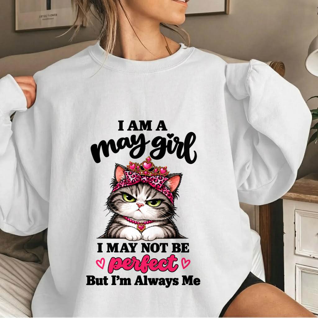 MAY GIRL CAT SHIRT – ALWAYS ME - FOR WOMEN - TLEE05 (SKU2610-100-05)