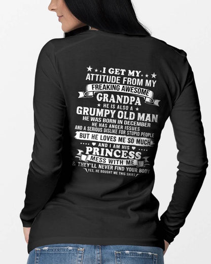 DECEMBER - MY GRUMPY OLD GRANDPA LOVES ME FUNNY - FROM GRANDPA - TLEE12 (SKU2609-10-12)