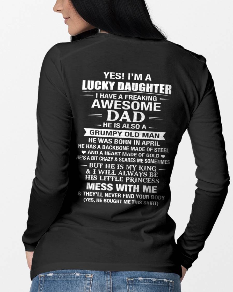 APRIL - BEHIND EVERY STRONG GIRL IS AN AWESOME DAD - FROM DAD - TLEE04 (SKU2605-405-04)