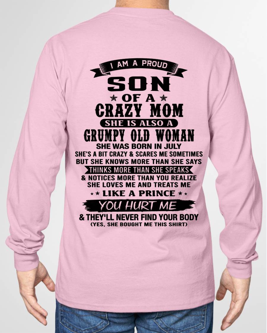 JULY - MY MOM IS CRAZY BUT SHE LOVES ME - FROM MOM - TLEE07 (SKU2606-354-07)