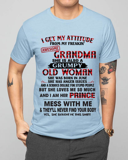 JUNE - I GET MY ATTITUDE FROM MY FREAKIN’ AWESOME GRANDMA - FROM GRANDMA - TLEE06 (SKU2603-157-06)
