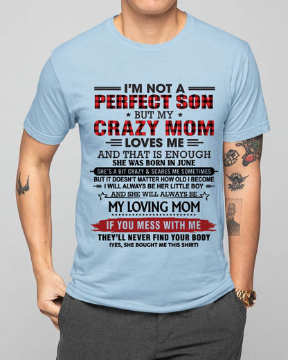 JUNE - NO MATTER HOW OLD I GET, I’LL ALWAYS BE MY MOM’S LITTLE BOY - FROM MOM - TLEE06 (SKU2602-59-06)