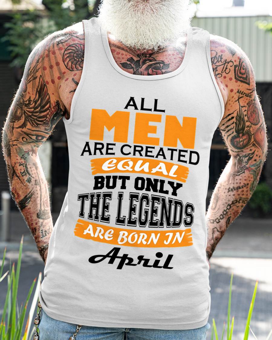 APRIL BORN – ONLY LEGENDS ARE CREATED - FOR MAN - TLEE04 (SKU2606-281-04)