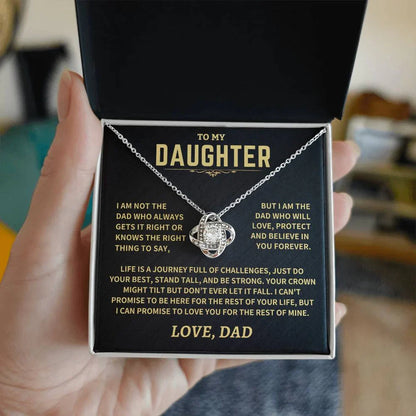 To My Daughter From Dad Necklace (SKU2602-21)
