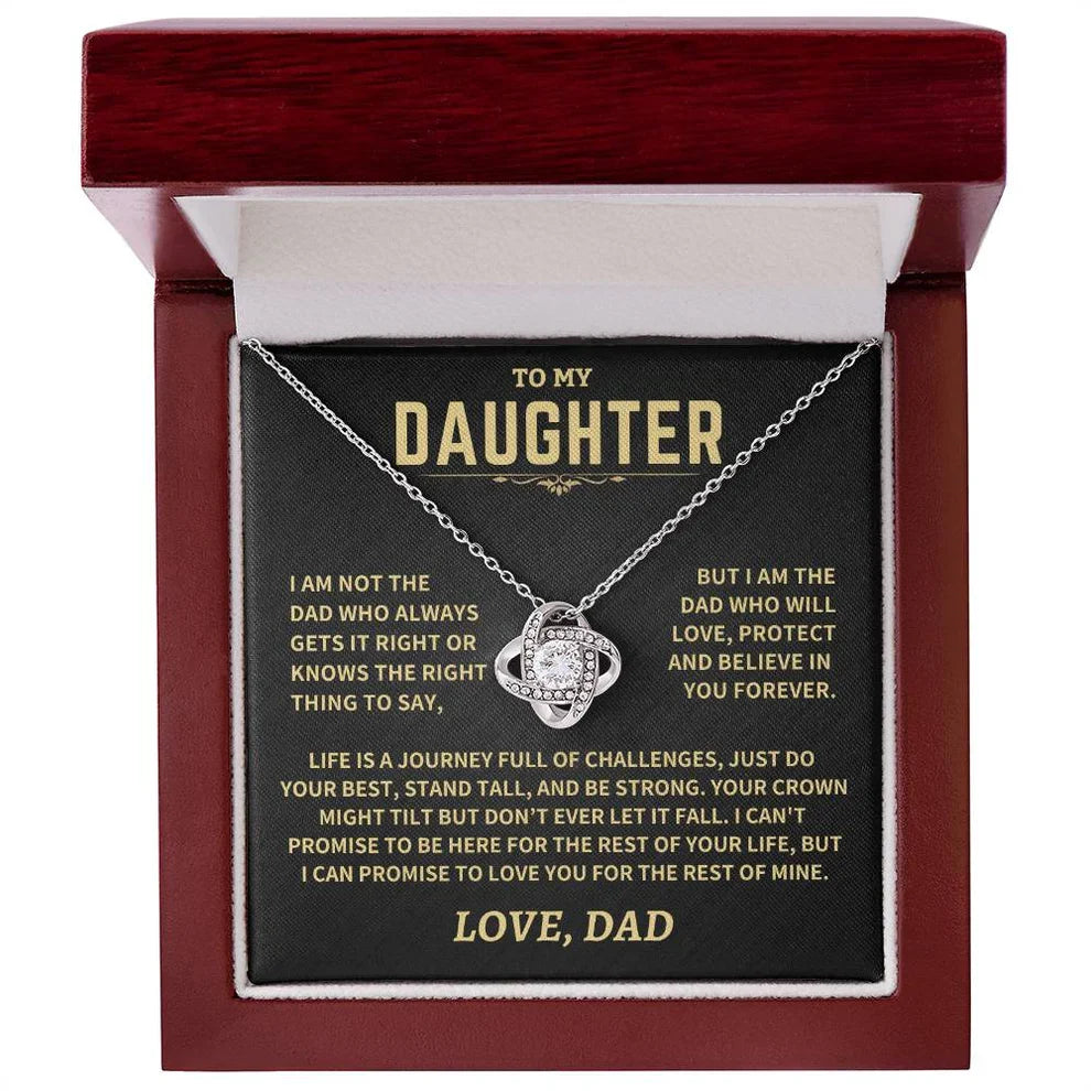 To My Daughter From Dad Necklace (SKU2602-21)