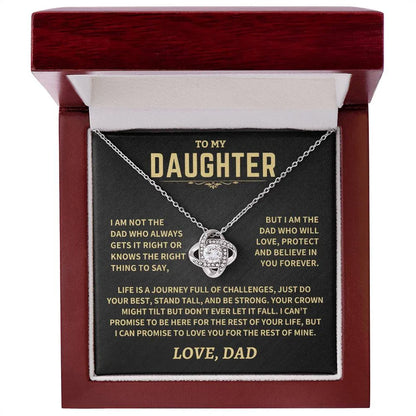 To My Daughter From Dad Necklace (SKU2602-21)