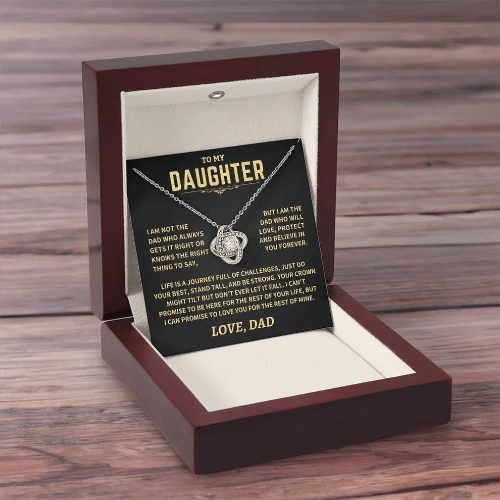To My Daughter From Dad Necklace (SKU2602-21)