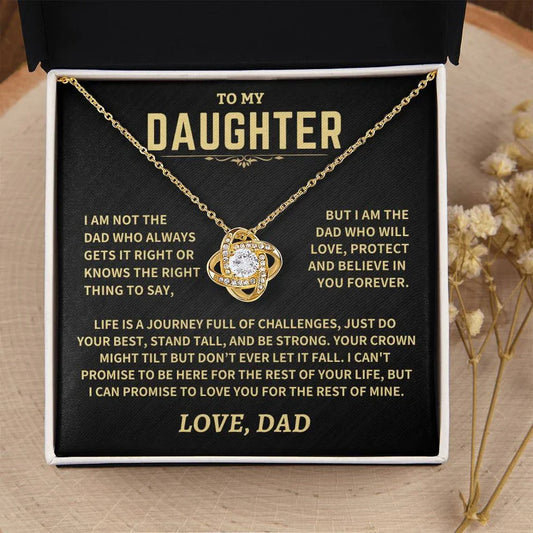 To My Daughter From Dad Necklace (SKU2602-21)