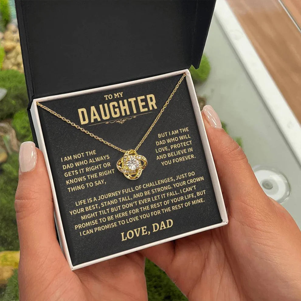 To My Daughter From Dad Necklace (SKU2602-21)