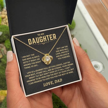 To My Daughter From Dad Necklace (SKU2602-21)