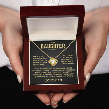 To My Daughter From Dad Necklace (SKU2602-21)