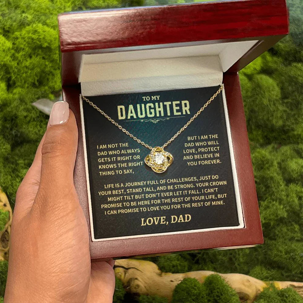 To My Daughter From Dad Necklace (SKU2602-21)