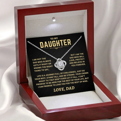 To My Daughter From Dad Necklace (SKU2602-21)