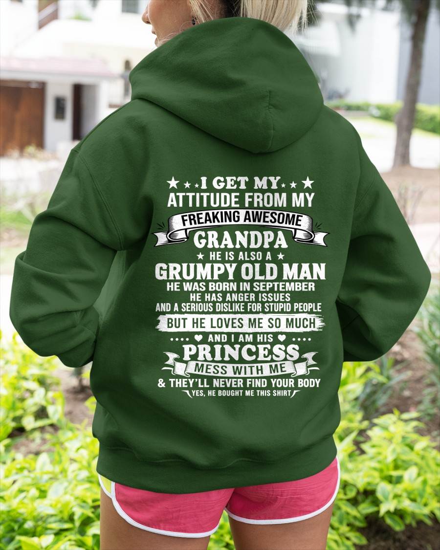 SEPTEMBER - MY GRUMPY OLD GRANDPA LOVES ME FUNNY - FROM GRANDPA - TLEE09 (SKU2609-10-09)