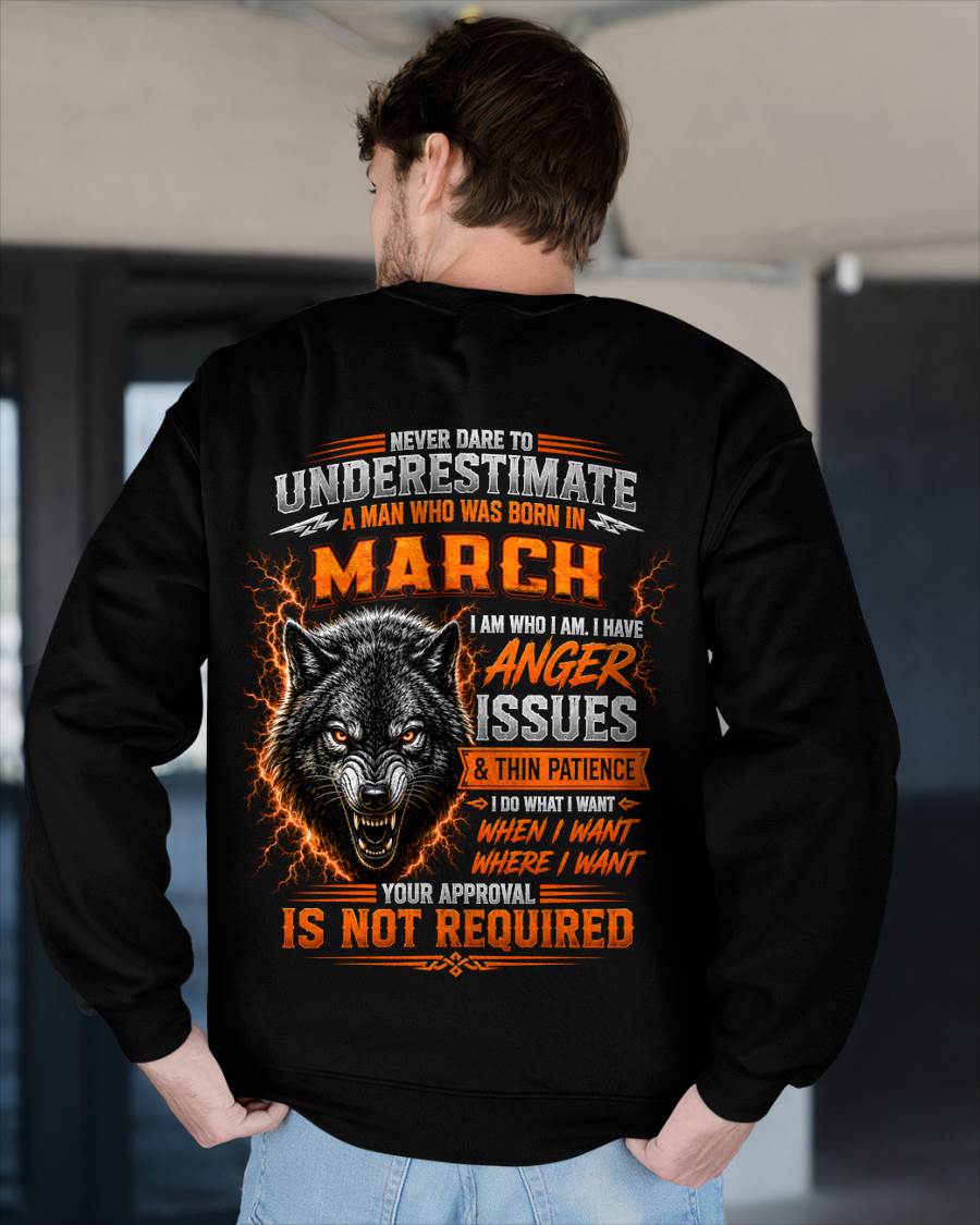 MARCH MAN I DO WHAT I WANT SHIRT - FOR MAN - TLEE03 (SKU2608-244-03)