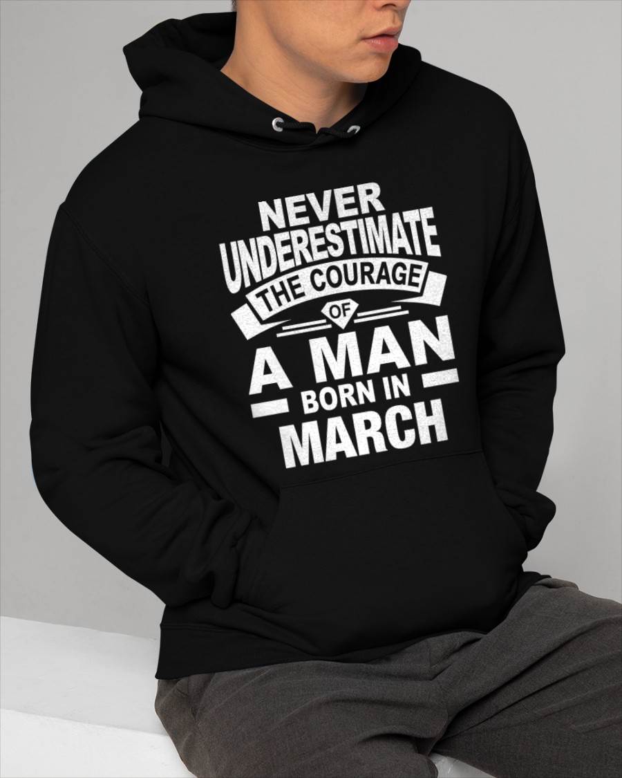 MARCH BORN MAN : COURAGE STRENGTH & PRIDE - FOR MAN - TLEE03 (SKU2606-126-03)