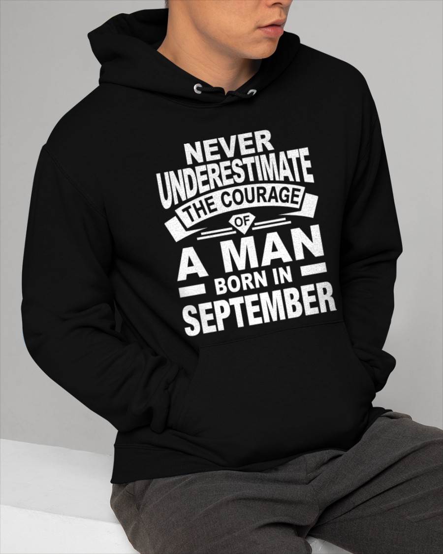 SEPTEMBER BORN MAN : COURAGE STRENGTH & PRIDE - FOR MAN - TLEE09 (SKU2606-126-09)