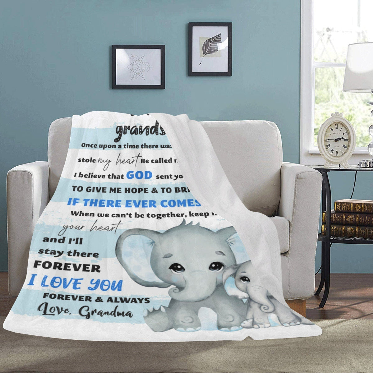 Special Gift For Your Grandson Blanket - From Grandma