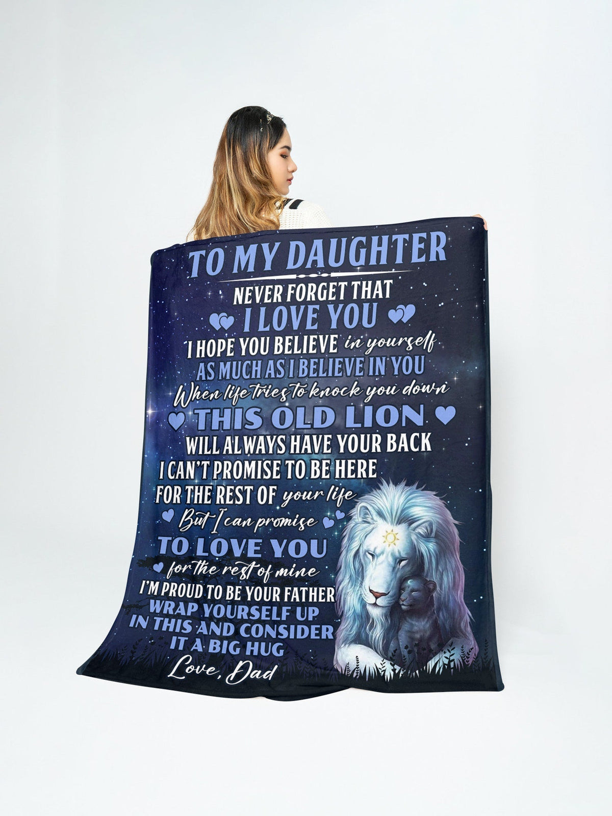 Special Gift For Your Daughter Blanket - From Dad