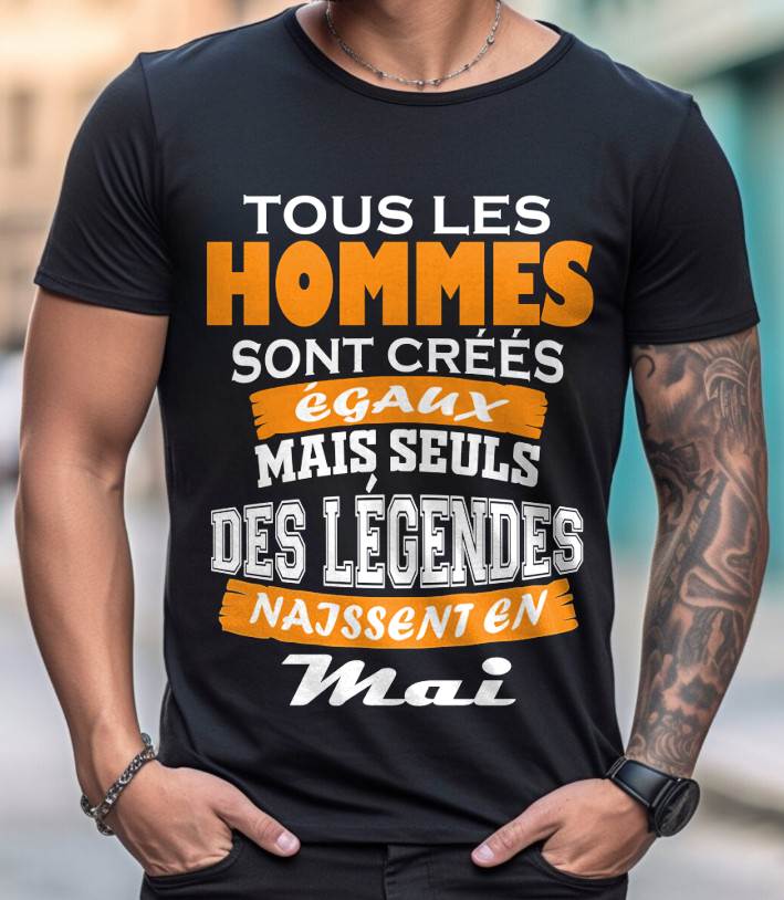 MAI : MOIS DES LÉGENDES - POUR HOMME - TLEE05 (SKU2604-291-05)