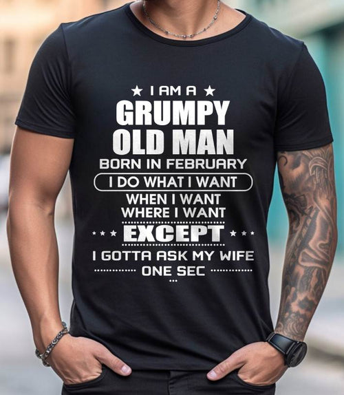 FEBRUARY - MUST-HAVE SHIRT FOR EVERY HUSBAND – FUNNY, BOLD & SO TRUE - TLEE02 ( SKU10-90-02 )