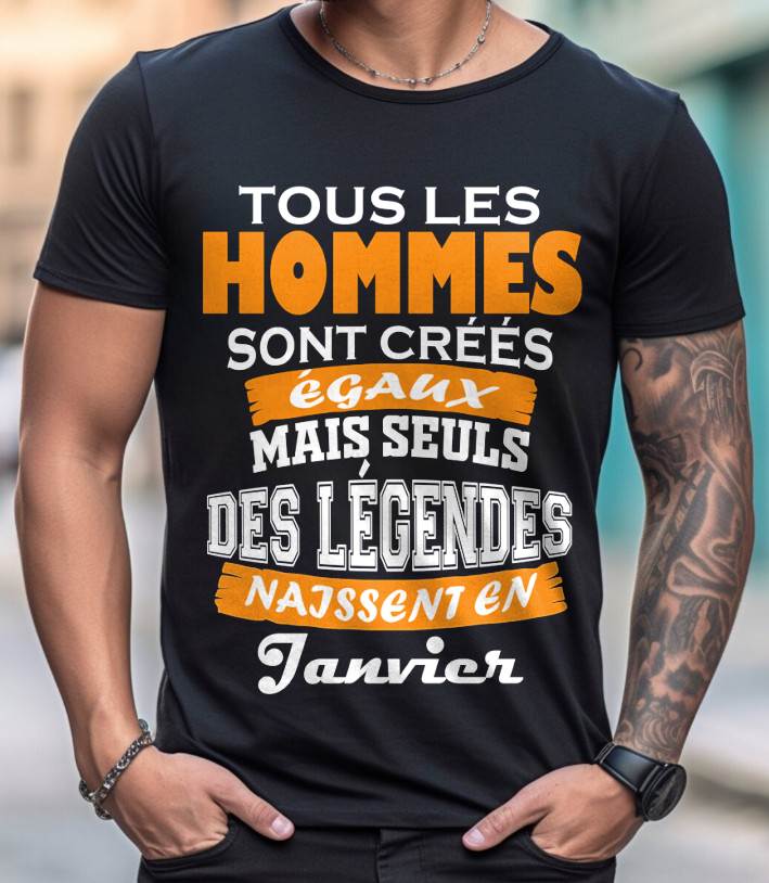 JANVIER : MOIS DES LÉGENDES - POUR HOMME - TLEE01 (SKU2604-291-01)