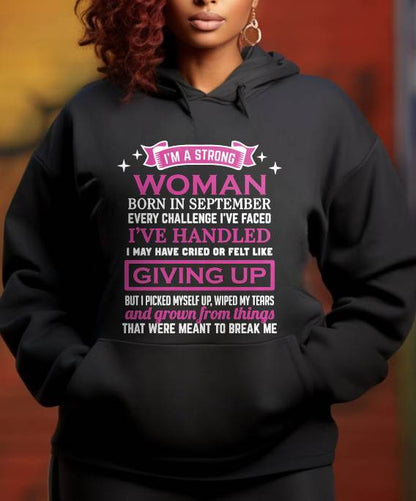 SEPTEMBER – I’M A STRONG WOMAN – I FALL, I CRY, BUT I NEVER GIVE UP - FOR WOMEN - TLEE09 (SKU10-66-09)