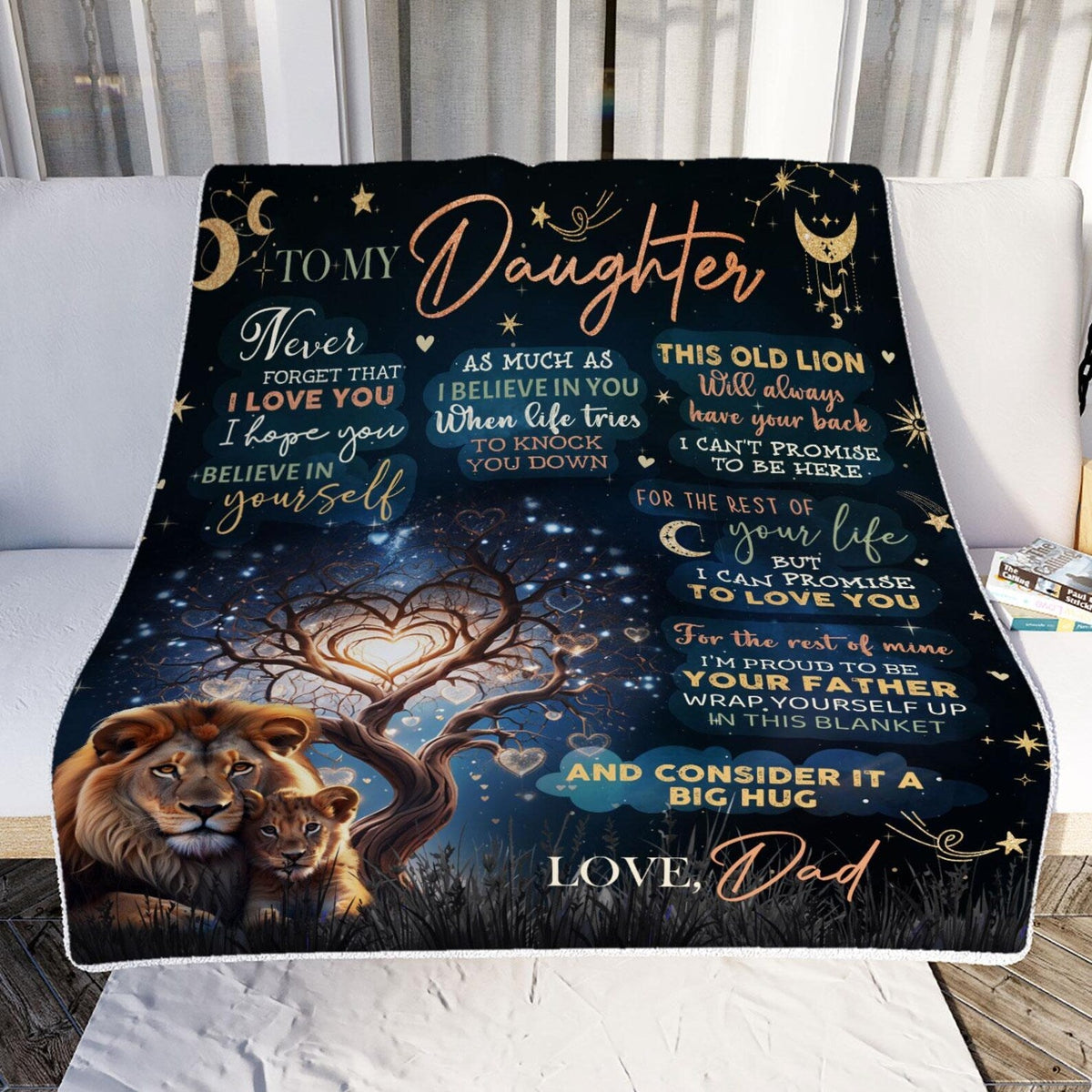 Special Gift For Your Daughter Blanket - From Dad