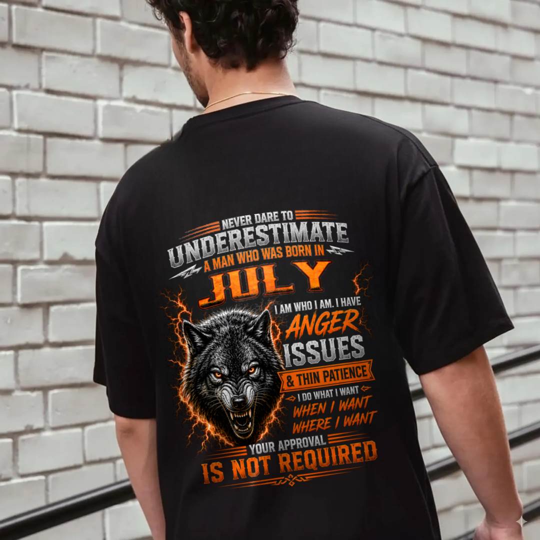 JULY MAN I DO WHAT I WANT SHIRT - FOR MAN - TLEE07 (SKU2608-244-07)
