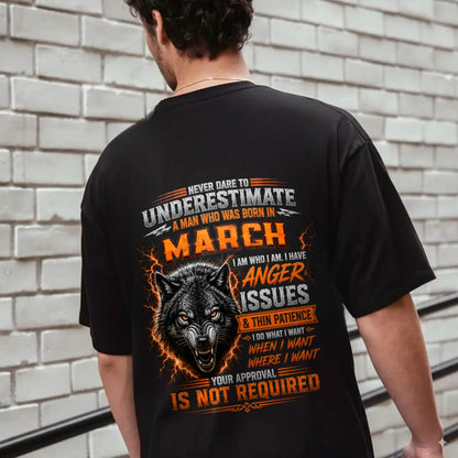 MARCH MAN I DO WHAT I WANT SHIRT - FOR MAN - TLEE03 (SKU2608-244-03)