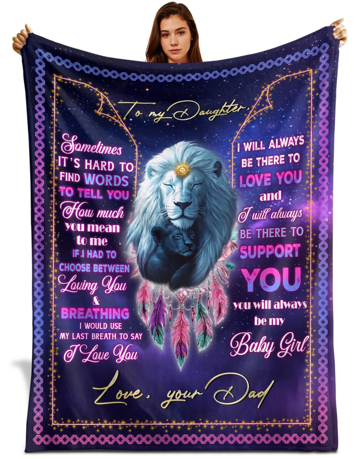 Special Gift For Your Daughter Blanket - From Dad08