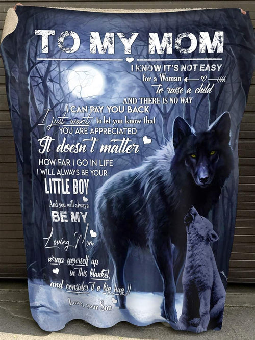 Special gift for Mother - from Son - Blanket