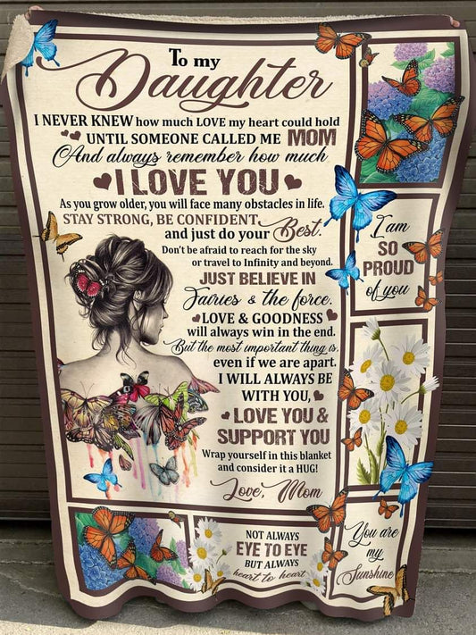 Special blanket for Daughter - From Mom