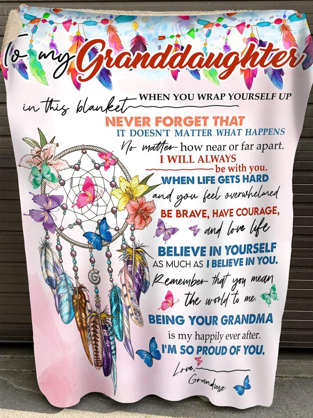 Special gift for your daughter - from grandma Blanket