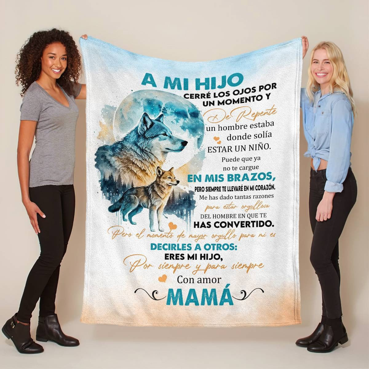 MANTA PARA HIJO – REGALO DE COMODIDAD Y CALOR DE MAMÁ Manta acolchada de forro polar Sherpa NTTDsp