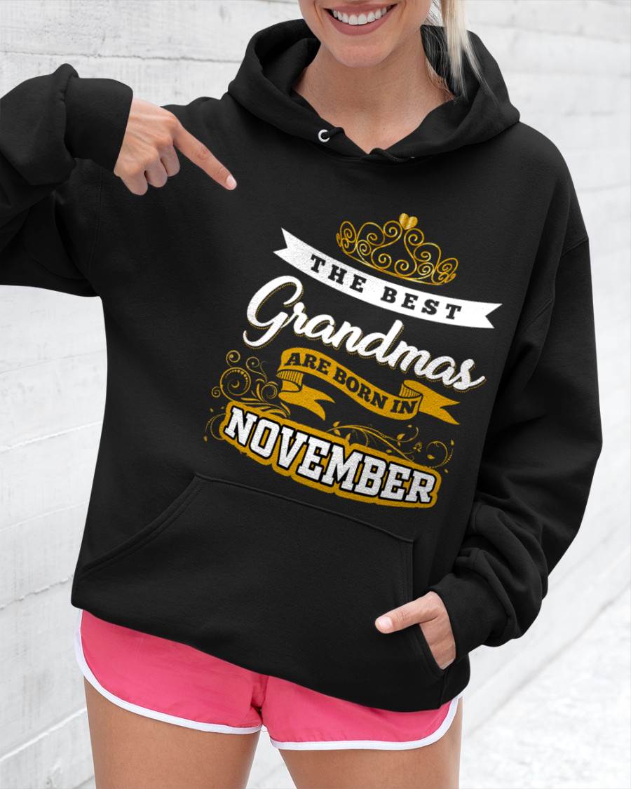 NOVEMBER GRANDMAS ARE THE BEST - FOR WOMEN - TLEE11 (SKU2605-238-11)