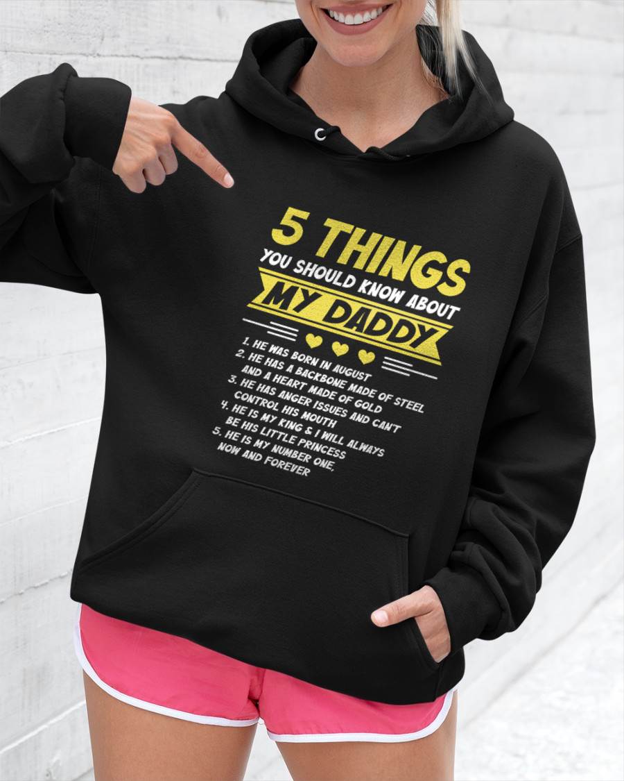 AUGUST - 5 THINGS YOU SHOULD KNOW ABOUT MY DADDY - FROM DAD - TLEE08 (SKU2606-53-08)