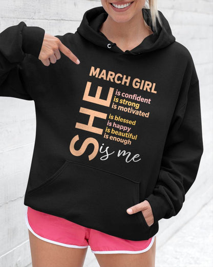 MARCH GIRL - SELF LOVE TYPOGRAPHY - FOR WOMEN - TLEE03 (SKU2606-255-03)