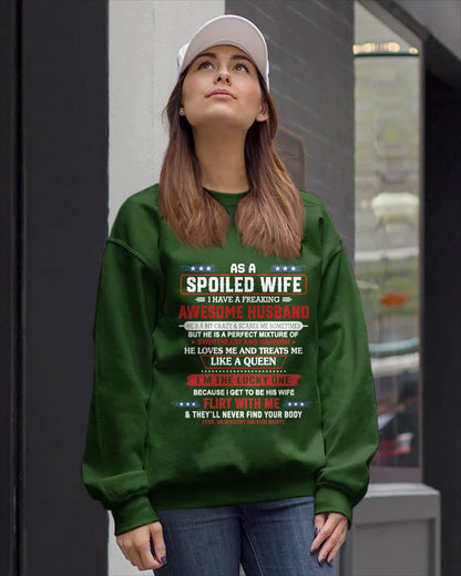 AS A SPOILED WIFE  I HAVE A FREAKING AWESOME HUSBAND - FROM HUSBAND - TLEE00 (SKU12-290-00)
