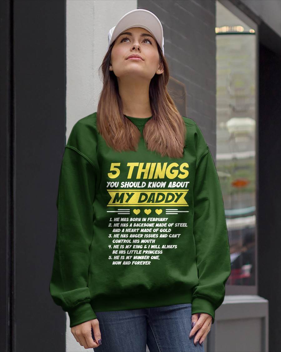 FEBRUARY - 5 THINGS YOU SHOULD KNOW ABOUT MY DADDY - FROM DAD - TLEE02 (SKU2606-53-02)