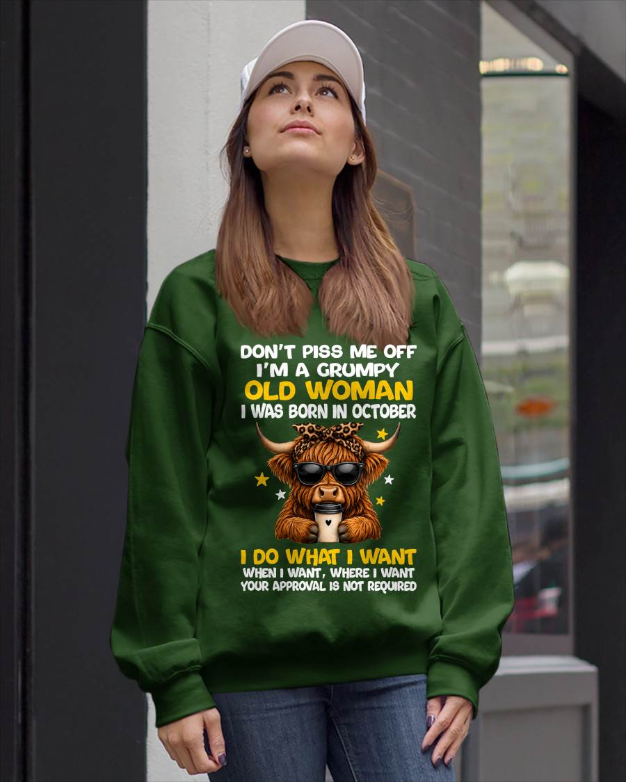 OCTOBER BORN WOMAN FUNNY SHIRT - FOR WOMEN - TLEE10 (SKU2607-217-10)