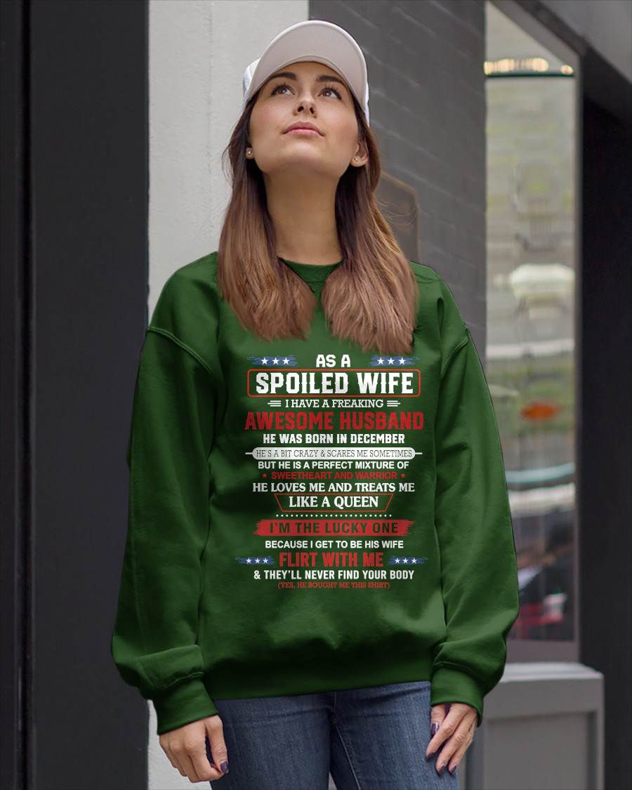 DECEMBER - AS A SPOILED WIFE  I HAVE A FREAKING AWESOME HUSBAND - FROM HUSBAND - TLEE12 (SKU12-290-12)