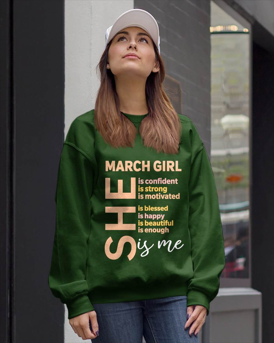 MARCH GIRL - SELF LOVE TYPOGRAPHY - FOR WOMEN - TLEE03 (SKU2606-255-03)