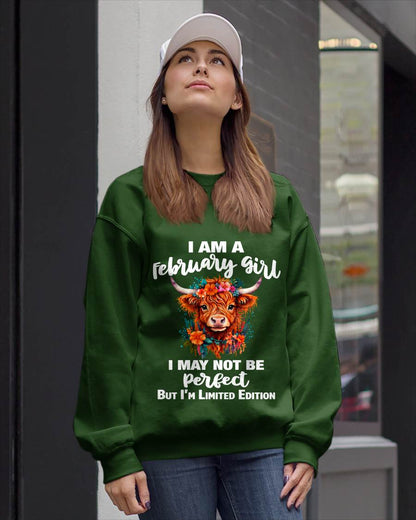 FEBRUARY GIRL ONE OF A KIND TEE - FOR WOMEN - TLEE02 (SKU2607-296-02)