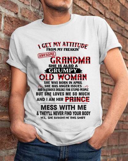 APRIL - I GET MY ATTITUDE FROM MY FREAKIN’ AWESOME GRANDMA - FROM GRANDMA - TLEE04 (SKU2603-157-04)