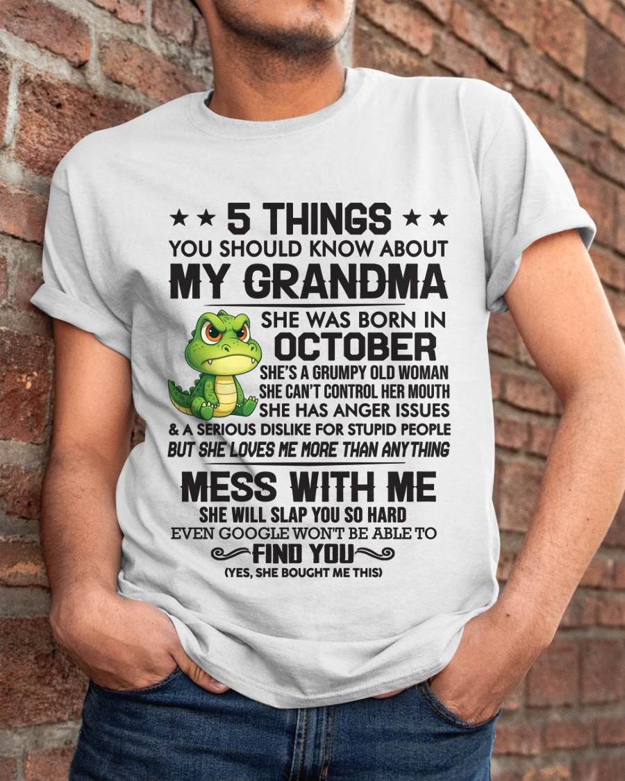 OCTOBER GRANDMAS ARE DIFFERENT - FROM GRANDMA - TLEE10 (SKU10-06-10)